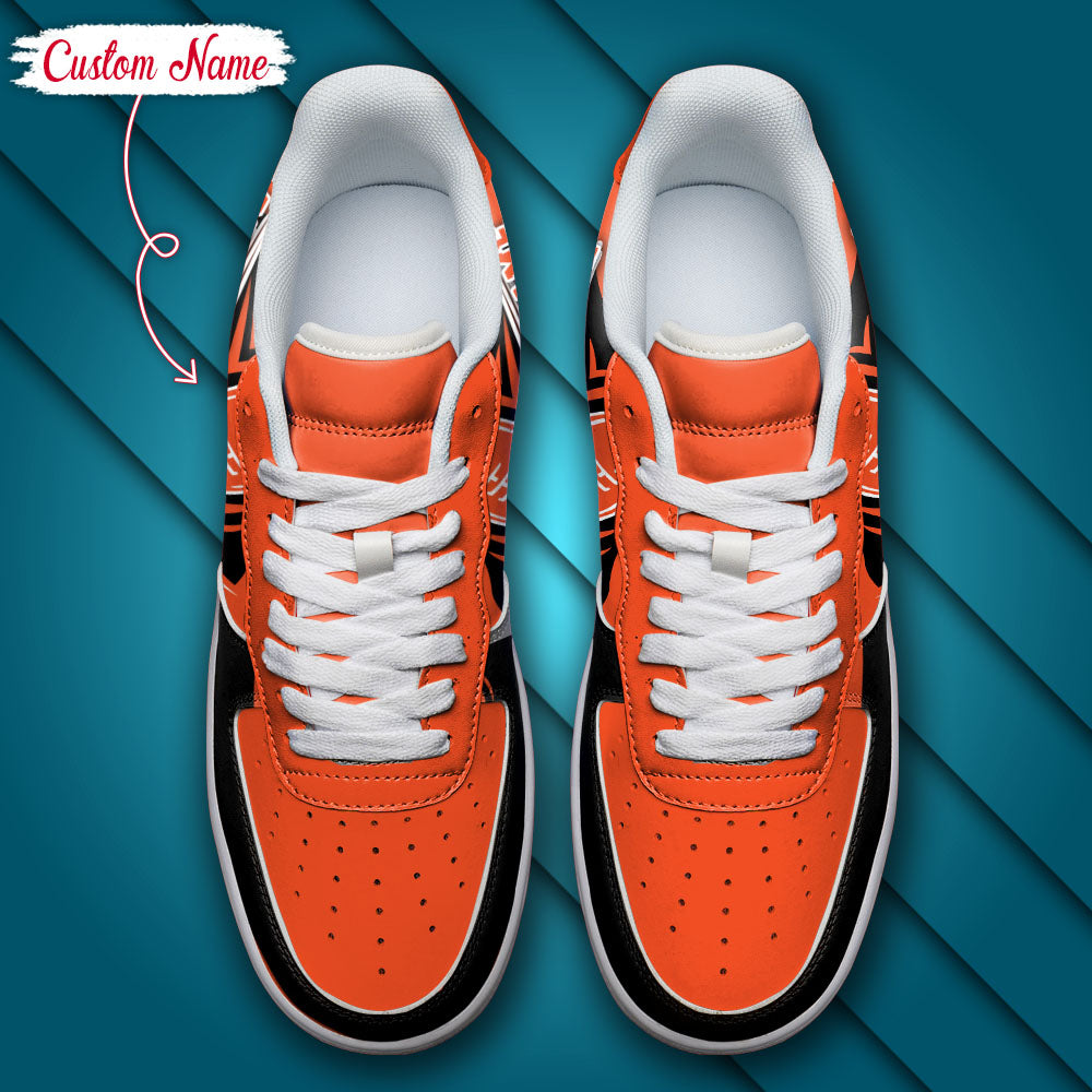Ideafootwear Cincinnati Bengals NFL Air Low-Top Sneakers Shoes For Men And Women