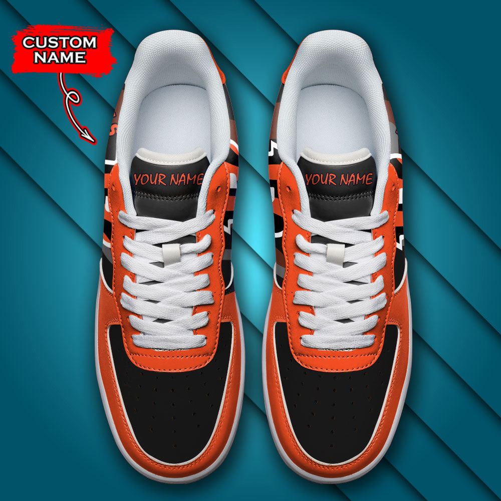 Ideafootwear Cincinnati Bengals NFL Air Low-Top Sneakers Shoes For Men And Women