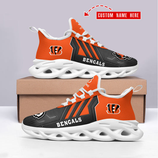 Ideafootwear Cincinnati Bengals NFL Max Soul Shoes Sneakers For Men And Women