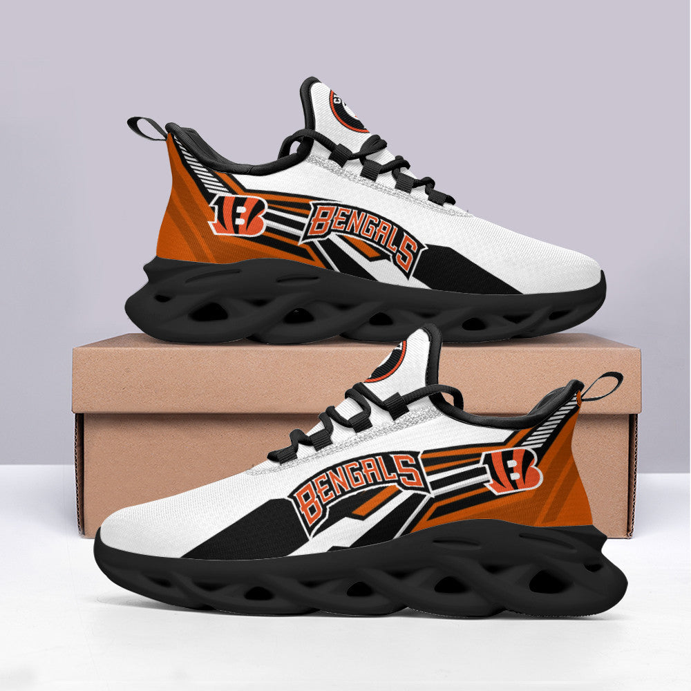 Ideafootwear Cincinnati Bengals NFL Max Soul Shoes Sneakers For Men And Women