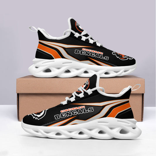 Ideafootwear Cincinnati Bengals NFL Max Soul Shoes Sneakers For Men And Women