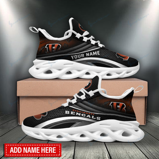 Ideafootwear Cincinnati Bengals NFL Max Soul Shoes Sneakers For Men And Women