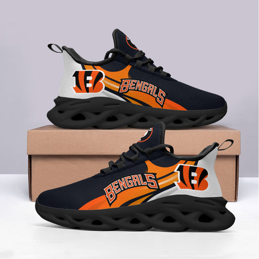 Ideafootwear Cincinnati Bengals NFL Max Soul Shoes Sneakers For Men And Women