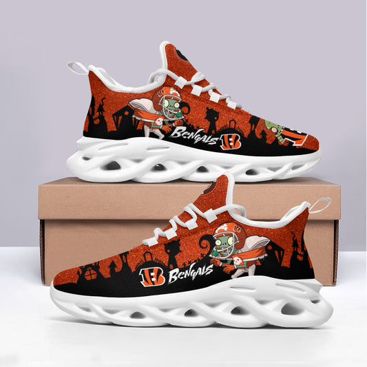 Ideafootwear Cincinnati Bengals NFL Max Soul Shoes Sneakers For Men And Women