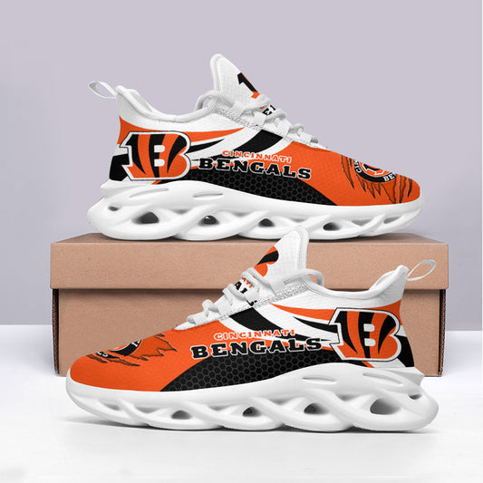 Ideafootwear Cincinnati Bengals NFL Max Soul Shoes Sneakers For Men And Women