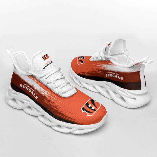 Ideafootwear Cincinnati Bengals NFL Max Soul Shoes Sneakers For Men And Women