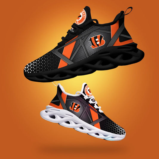 Ideafootwear Cincinnati Bengals NFL Max Soul Shoes Sneakers For Men And Women