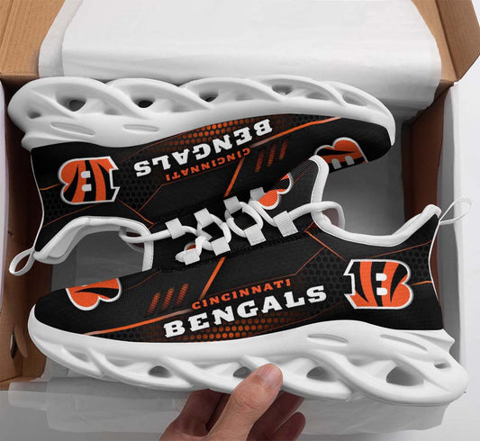 Ideafootwear Cincinnati Bengals NFL Max Soul Shoes Sneakers For Men And Women
