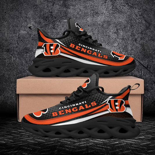 Ideafootwear Cincinnati Bengals NFL Max Soul Shoes Sneakers For Men And Women