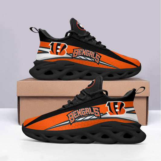 Ideafootwear Cincinnati Bengals NFL Max Soul Shoes Sneakers For Men And Women