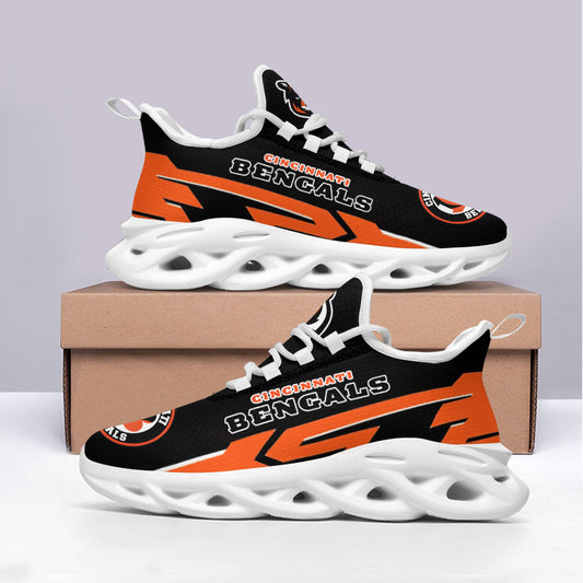 Ideafootwear Cincinnati Bengals NFL Max Soul Shoes Sneakers For Men And Women