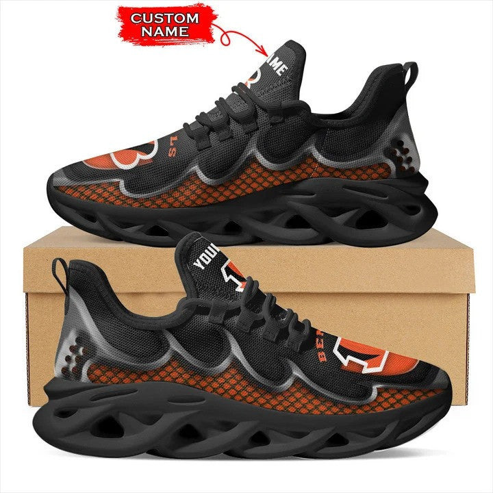 Ideafootwear Cincinnati Bengals NFL Max Soul Shoes Sneakers For Men And Women