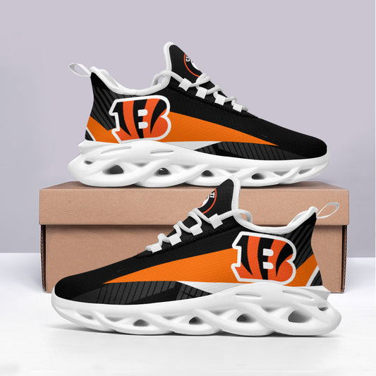 Ideafootwear Cincinnati Bengals NFL Max Soul Shoes Sneakers For Men And Women