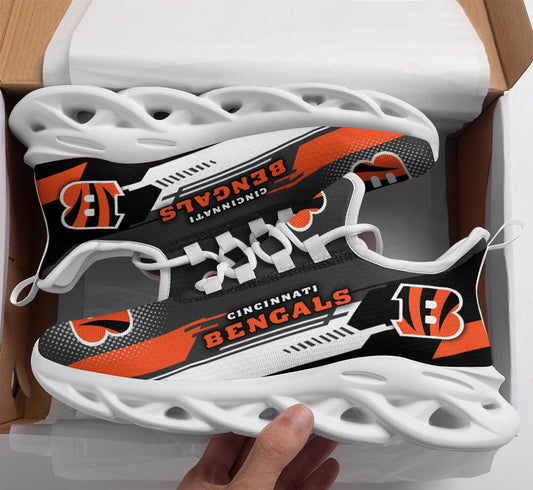 Ideafootwear Cincinnati Bengals NFL Max Soul Shoes Sneakers For Men And Women