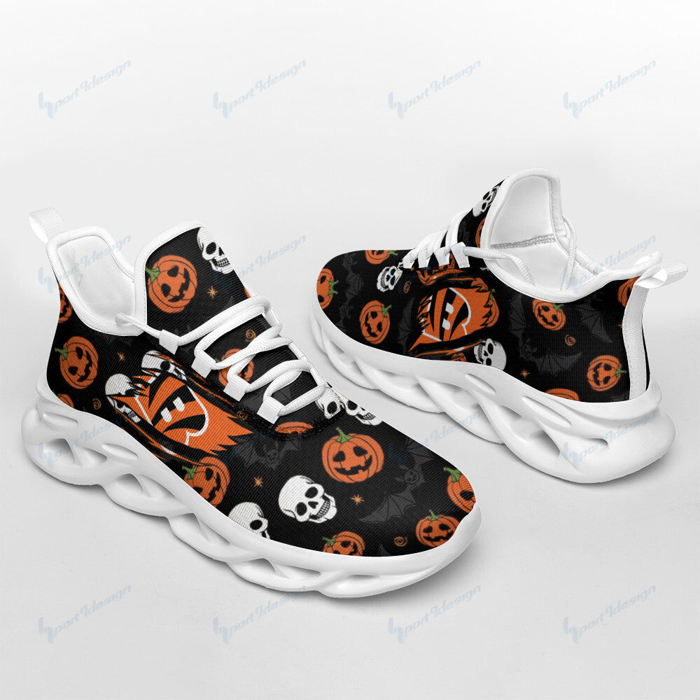 Ideafootwear Cincinnati Bengals NFL Max Soul Shoes Sneakers For Men And Women