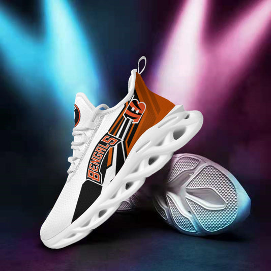 Ideafootwear Cincinnati Bengals NFL Max Soul Shoes Sneakers For Men And Women