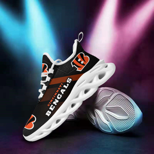 Ideafootwear Cincinnati Bengals NFL Max Soul Shoes Sneakers For Men And Women