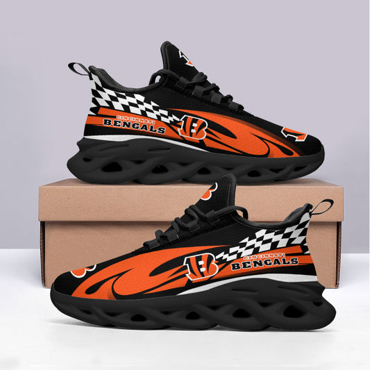 Ideafootwear Cincinnati Bengals NFL Max Soul Shoes Sneakers For Men And Women