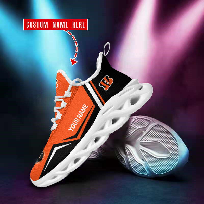 Ideafootwear Cincinnati Bengals NFL Max Soul Shoes Sneakers For Men And Women