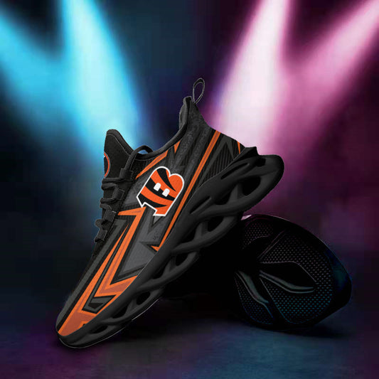 Ideafootwear Cincinnati Bengals NFL Max Soul Shoes Sneakers For Men And Women