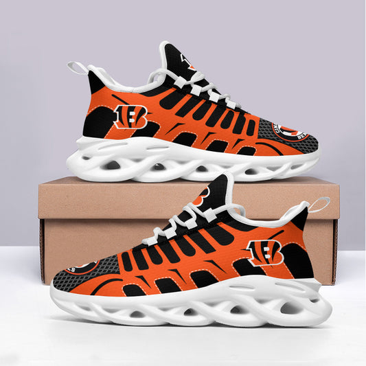 Ideafootwear Cincinnati Bengals NFL Max Soul Shoes Sneakers For Men And Women