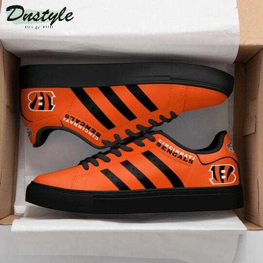 Ideafootwear Cincinnati Bengals Skate Stan Shoes Sneakes For Men And Women