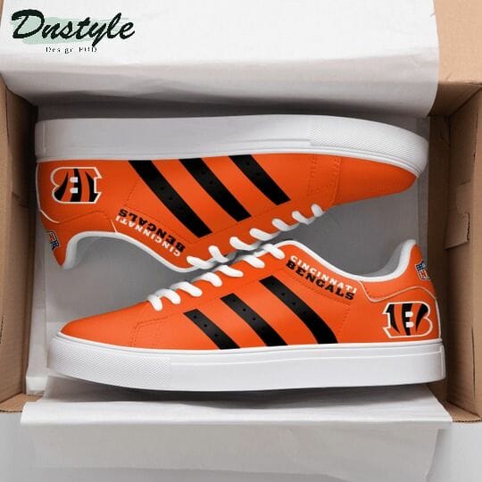 Ideafootwear Cincinnati Bengals Skate Stan Shoes Sneakes For Men And Women