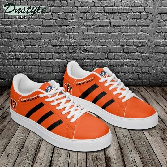 Ideafootwear Cincinnati Bengals Skate Stan Shoes Sneakes For Men And Women