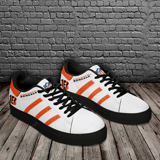 Ideafootwear Cincinnati Bengals Skate Stan Shoes Sneakes For Men And Women