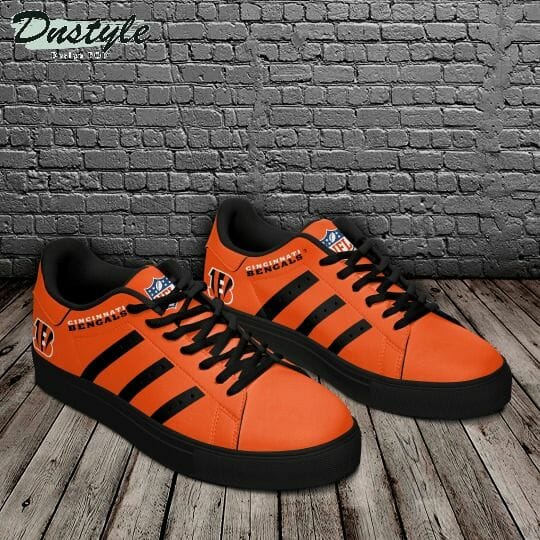 Ideafootwear Cincinnati Bengals Skate Stan Shoes Sneakes For Men And Women