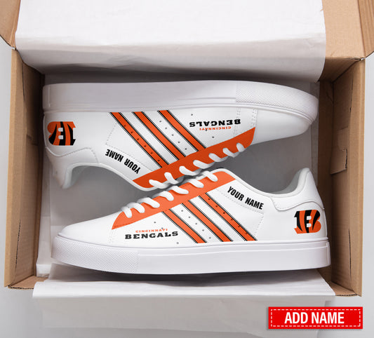 Ideafootwear Cincinnati Bengals Skate Stan Shoes Sneakes For Men And Women