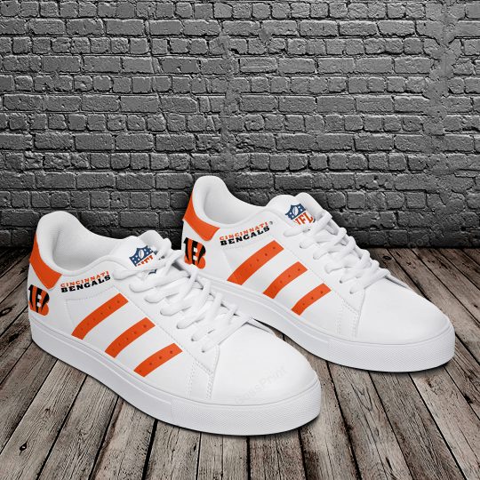 Ideafootwear Cincinnati Bengals Skate Stan Shoes Sneakes For Men And Women