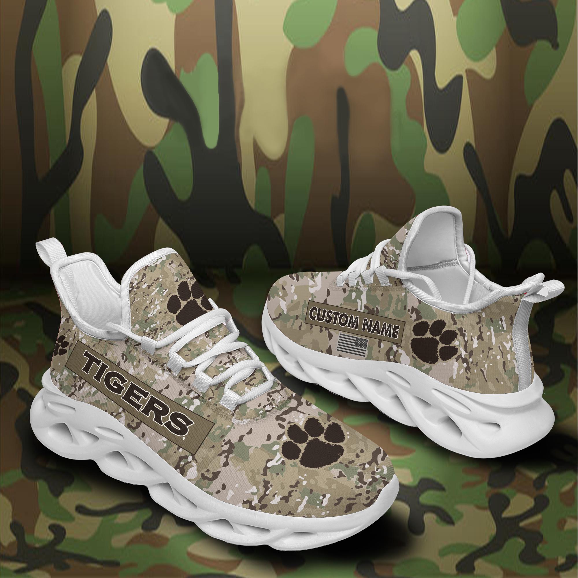 Ideafootwear Clemson Tigers Max Soul Shoes Sneakers For Men And Women