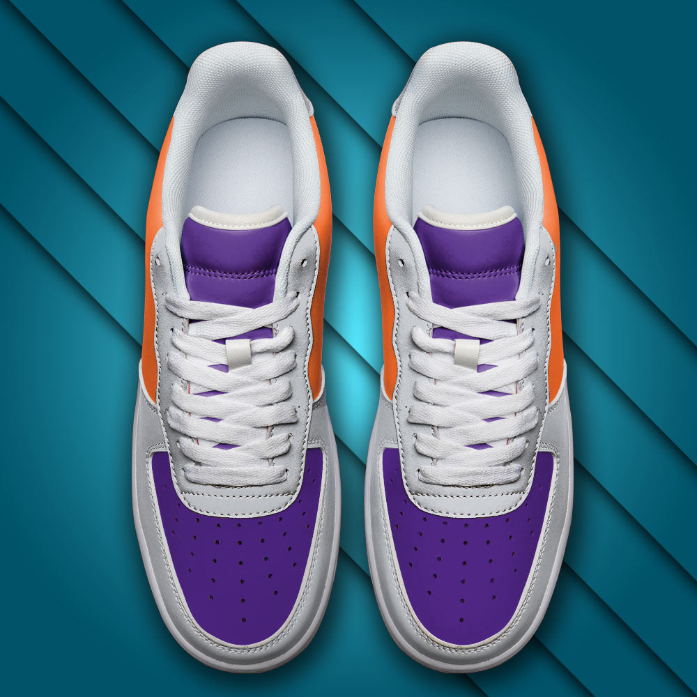 Ideafootwear Clemson Tigers NCAA Air Low-Top Sneakers Shoes For Men And Women