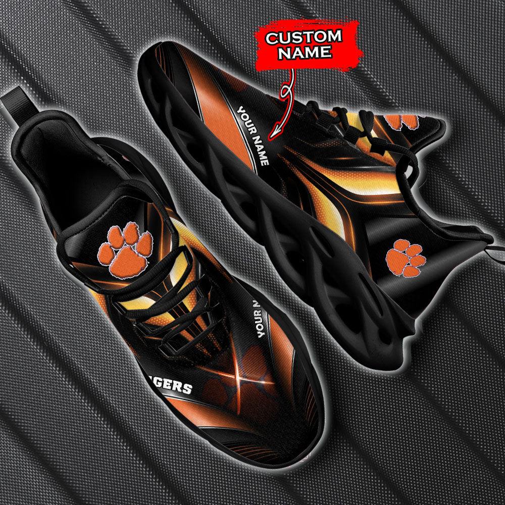 Ideafootwear Clemson Tigers NCAA Max Soul Shoes Sneakers For Men And Women