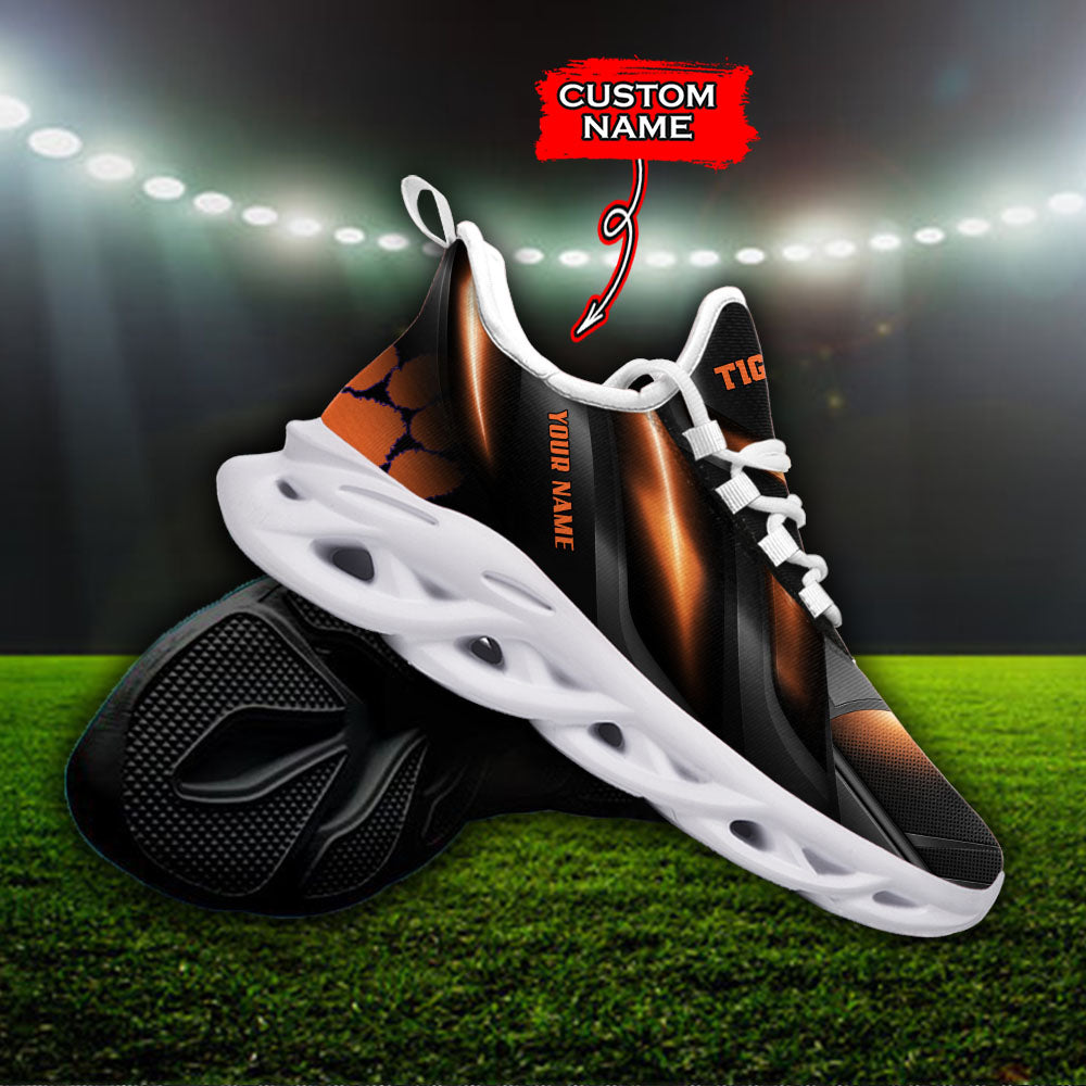 Ideafootwear Clemson Tigers NCAA Max Soul Shoes Sneakers For Men And Women