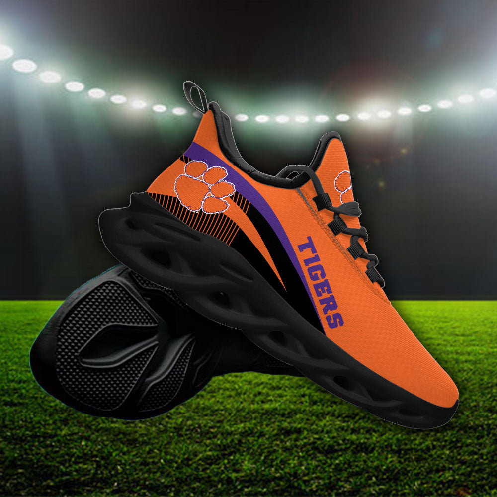 Ideafootwear Clemson Tigers NCAA Max Soul Shoes Sneakers For Men And Women