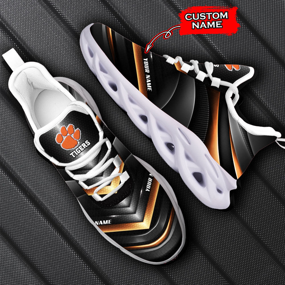 Ideafootwear Clemson Tigers NCAA Max Soul Shoes Sneakers For Men And Women