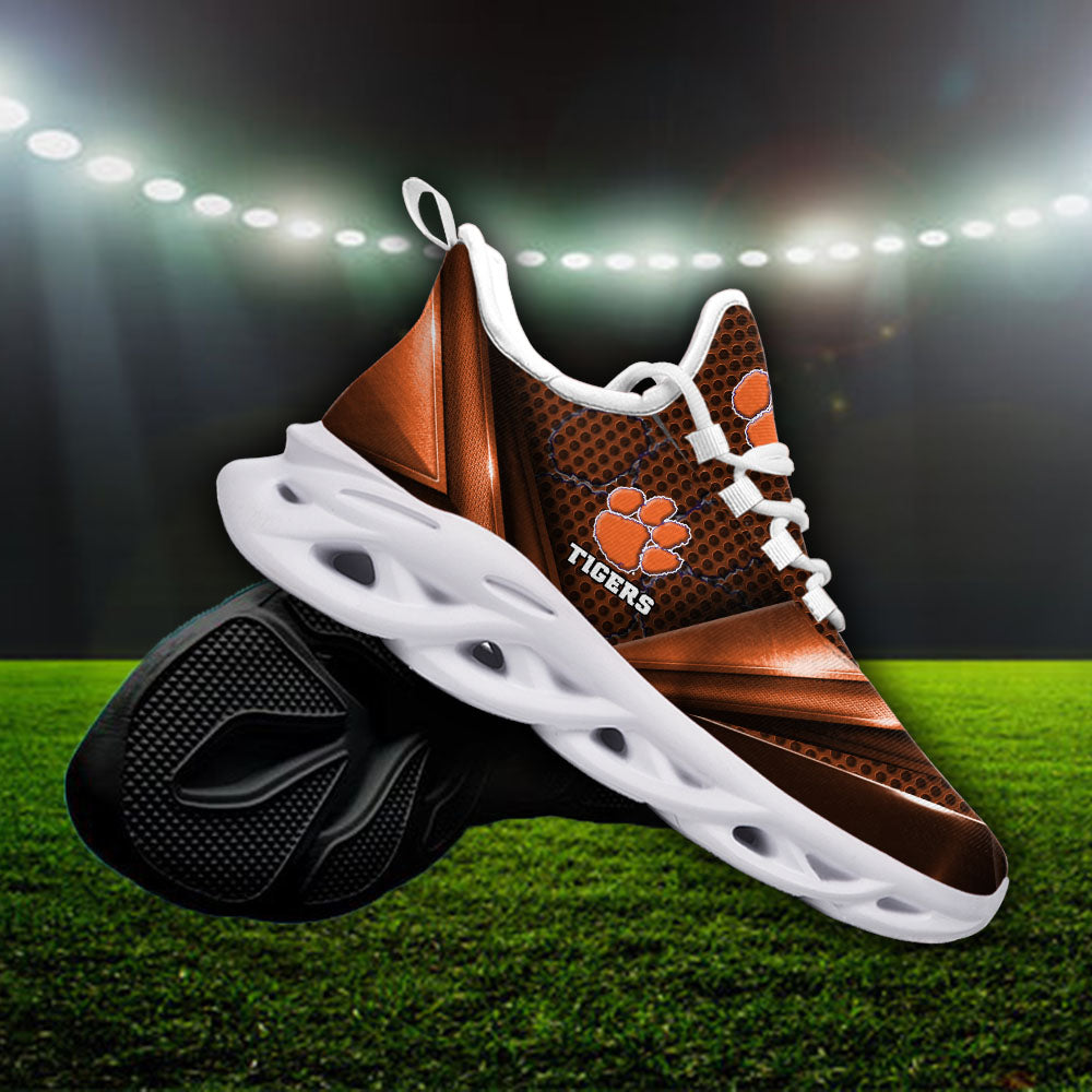 Ideafootwear Clemson Tigers NCAA Max Soul Shoes Sneakers For Men And Women