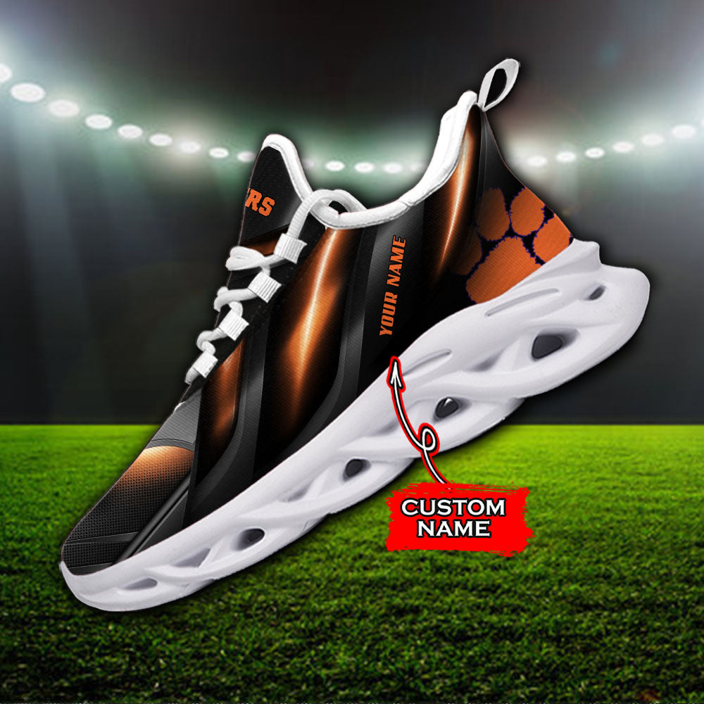 Ideafootwear Clemson Tigers NCAA Max Soul Shoes Sneakers For Men And Women