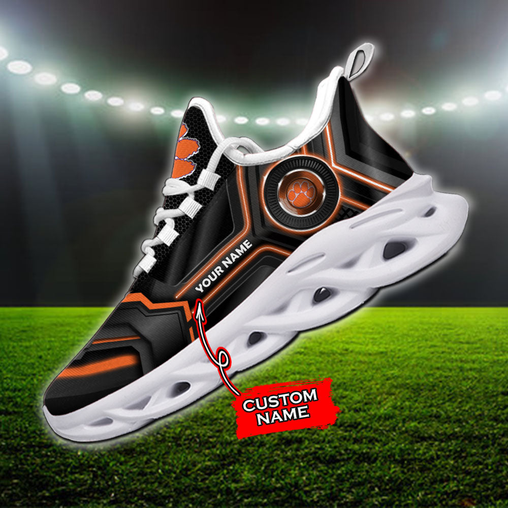 Ideafootwear Clemson Tigers NCAA Max Soul Shoes Sneakers For Men And Women