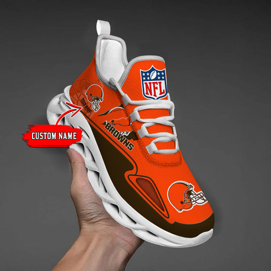 Ideafootwear Cleveland Browns Max Soul Shoes Sneakers For Men And Women
