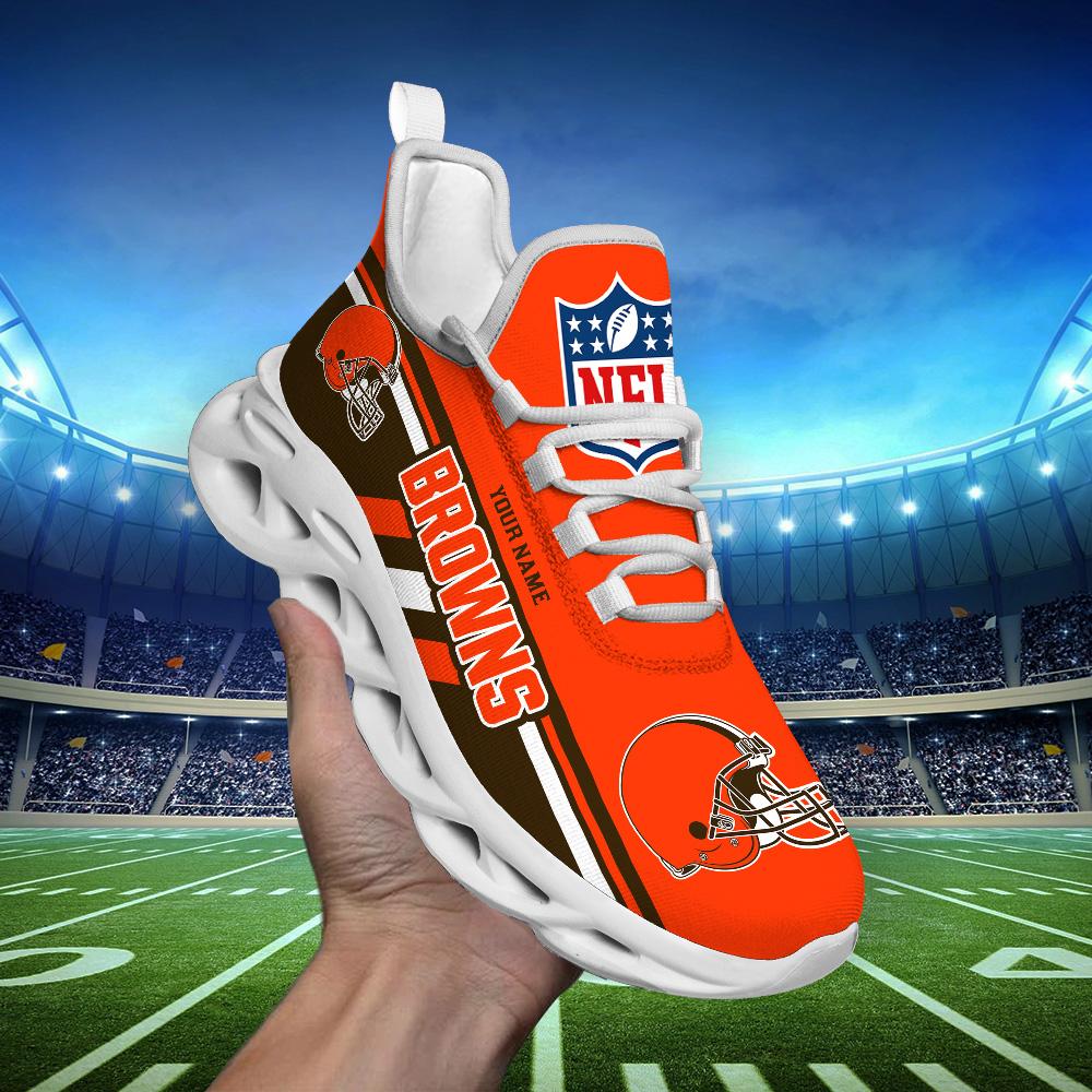 Ideafootwear Cleveland Browns Max Soul Shoes Sneakers For Men And Women