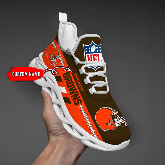 Ideafootwear Cleveland Browns Max Soul Shoes Sneakers For Men And Women