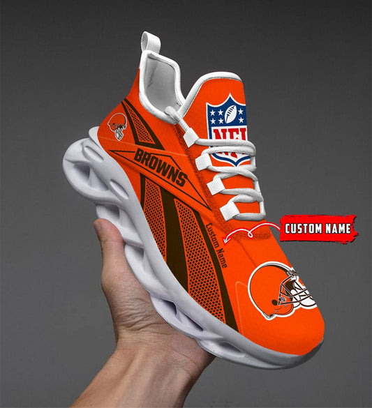 Ideafootwear Cleveland Browns Max Soul Shoes Sneakers For Men And Women