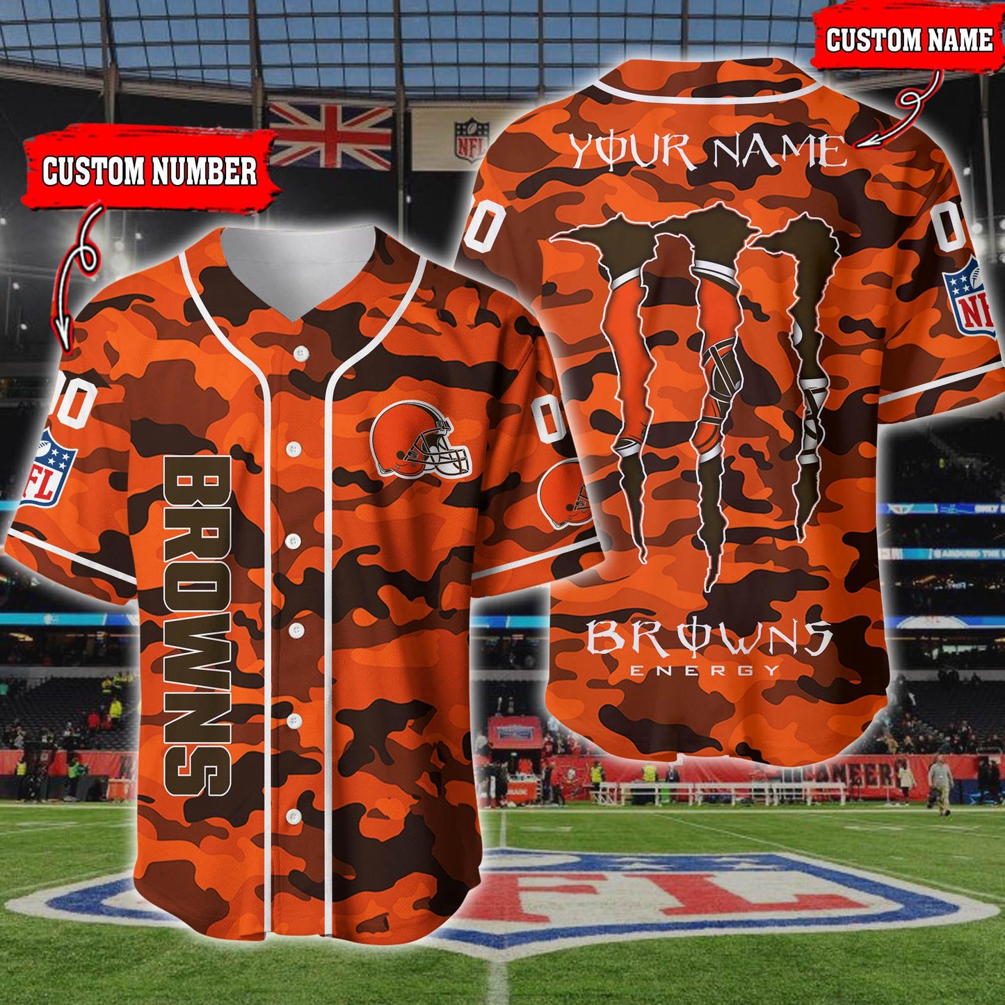 Ideafootwear Cleveland Browns Max Soul Shoes Sneakers For Men And Women