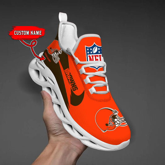 Ideafootwear Cleveland Browns Max Soul Shoes Sneakers For Men And Women