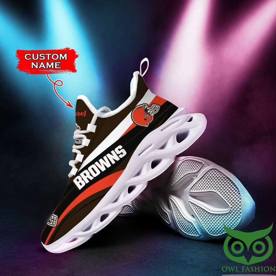 Ideafootwear Cleveland Browns Max Soul Shoes Sneakers For Men And Women