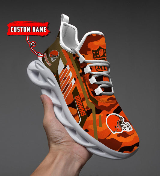 Ideafootwear Cleveland Browns Max Soul Shoes Sneakers For Men And Women