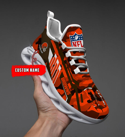 Ideafootwear Cleveland Browns Max Soul Shoes Sneakers For Men And Women